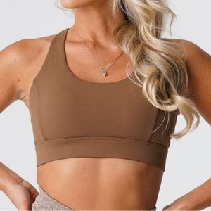 NVGTN Sports Bra - mocha / brown